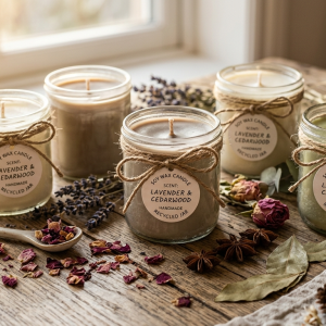 Artodise Handcrafted Soy Wax Scented Candle - Minimalist Jar